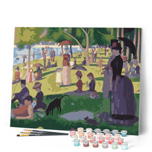 Charger l'image dans la galerie, peinture par numéros | Georges Seurat - Un dimanche après-midi à l’Ile de la Grande-Jatte | facile, nouveautés, paysages, reproduction | 