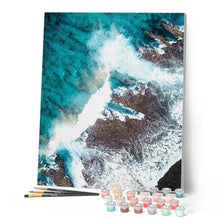 Charger l'image dans la galerie, peinture par numéros | La Mer se déchaîne | complexe, nouveautés, paysages | FiguredArt