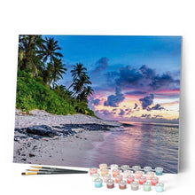 Charger l'image dans la galerie, peinture par numéros | Sur la Plage | complexe, nouveautés, paysages | FiguredArt