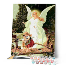 Charger l'image dans la galerie, peinture par numéros | Ange et Enfants | complexe, nouveautés, religion | FiguredArt