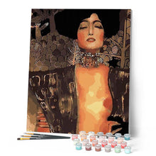 Charger l'image dans la galerie, peinture par numéros | Gustav Klimt - Judith | intermédiaire, nouveautés, nu, reproduction | FiguredArt