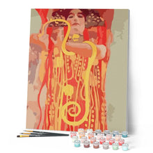Charger l'image dans la galerie, peinture par numéros | Gustav Klimt - Femme Serpent | complexe, nouveautés, reproduction | FiguredArt
