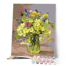Charger l'image dans la galerie, peinture par numéros | Bouquet de fleurs jaunes | fleurs, intermédiaire, nouveautés | FiguredArt