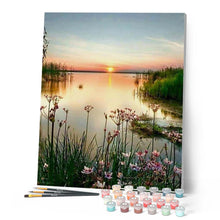 Charger l'image dans la galerie, peinture par numéros | Lac paisible | intermédiaire, nouveautés, paysages | FiguredArt