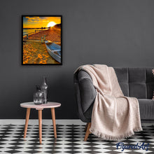 Charger l'image dans la galerie, peinture par numéros | Barque au crépuscule | complexe, nouveautés, paysages | FiguredArt