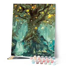 Charger l'image dans la galerie, peinture par numéros | Arbre féérique | complexe, forêt, nouveautés, paysages | FiguredArt