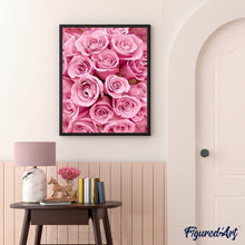 Charger l'image dans la galerie, peinture par numéros | Bouquet de Roses 2 | fleurs, intermédiaire | FiguredArt