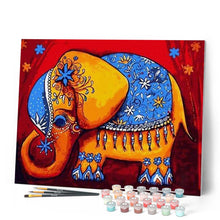 Charger l'image dans la galerie, peinture par numéros | Eléphant prêt pour la Cérémonie | animaux, facile, éléphants | FiguredArt