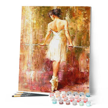 Charger l'image dans la galerie, peinture par numéros | Ballerine à l’Echauffement | complexe, romantique | FiguredArt