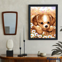 Charger l'image dans la galerie, peinture par numéros | Petit Chiot | animaux, chiens, intermédiaire | FiguredArt