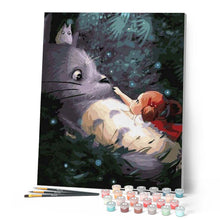 Charger l'image dans la galerie, peinture par numéros | Souris et petite Fille | animaux, france, intermédiaire | FiguredArt
