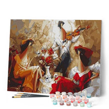 Charger l'image dans la galerie, peinture par numéros | Concert privé | intermédiaire, musique | FiguredArt