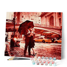 Charger l'image dans la galerie, peinture par numéros | Baiser dans la Rue | intermédiaire, romantique | FiguredArt