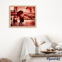 Charger l'image dans la galerie, peinture par numéros | Baiser dans la Rue | intermédiaire, romantique | FiguredArt