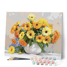 Charger l'image dans la galerie, peinture par numéros | Fleurs jaunes | facile, fleurs | FiguredArt