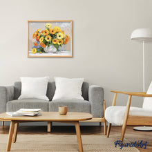 Charger l'image dans la galerie, peinture par numéros | Fleurs jaunes | facile, fleurs | FiguredArt