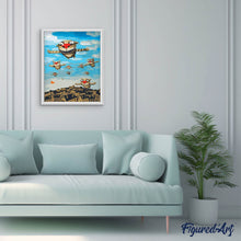 Charger l'image dans la galerie, peinture par numéros | Les Chats volants | chats, facile | FiguredArt