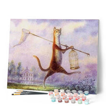 Charger l'image dans la galerie, peinture par numéros | Chat détendu | animaux, chats, complexe | FiguredArt