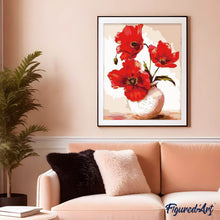 Charger l'image dans la galerie, peinture par numéros | Jolis Coquelicots | facile, fleurs, france | FiguredArt