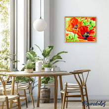Charger l'image dans la galerie, peinture par numéros | Coquelicots épanouis | facile, fleurs | FiguredArt