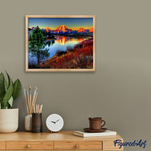Charger l'image dans la galerie, peinture par numéros | Lac et Montagne | complexe, paysages | FiguredArt
