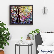Charger l'image dans la galerie, peinture par numéros | Arbre effet Vitrail | arbres, complexe | FiguredArt
