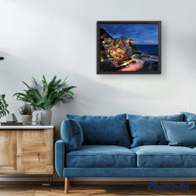 Charger l'image dans la galerie, peinture par numéros | Village au bord de Mer | complexe, france, ville | FiguredArt