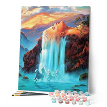 Charger l'image dans la galerie, peinture par numéros | Chute d’Eau Chevelure | complexe, france, paysages | FiguredArt