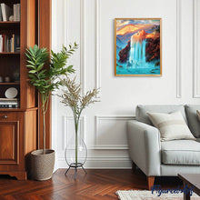 Charger l'image dans la galerie, peinture par numéros | Chute d’Eau Chevelure | complexe, france, paysages | FiguredArt