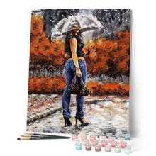 Charger l'image dans la galerie, peinture par numéros | Sexy sous son Parapluie | complexe, romantique | FiguredArt