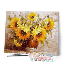 Charger l'image dans la galerie, peinture par numéros | Tournesols | complexe, fleurs | FiguredArt