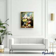 Charger l'image dans la galerie, peinture par numéros | Bouquet élégant | animaux, fleurs, intermédiaire, éléphants | FiguredArt