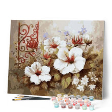 Charger l'image dans la galerie, peinture par numéros | Fleurs d’Hibiscus | facile, fleurs | FiguredArt