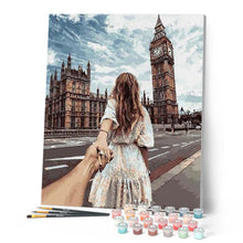 Charger l'image dans la galerie, peinture par numéros | Balade Romantique Londres | intermédiaire, ville | FiguredArt