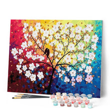 Charger l'image dans la galerie, peinture par numéros | Oiseaux au Printemps | fleurs, france, intermédiaire | FiguredArt