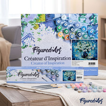 Charger l'image dans la galerie, peinture par numéros | Marguerites et Vase bleu | complexe, fleurs | FiguredArt