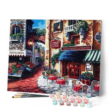 Charger l'image dans la galerie, peinture par numéros | Mon petit Restaurant Vintage | complexe, ville | FiguredArt
