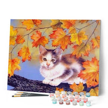 Charger l'image dans la galerie, peinture par numéros | Chaton sur une Branche | animaux, chats, facile | FiguredArt
