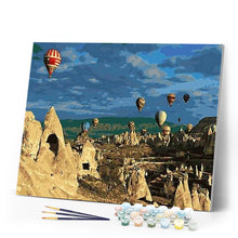 Charger l'image dans la galerie, peinture par numéros | Montgolfières en Turquie | complexe, paysages | FiguredArt