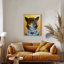 Charger l'image dans la galerie, peinture par numéros | Petit Chat Ange | animaux, chats, facile | FiguredArt