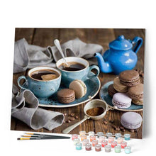 Charger l'image dans la galerie, peinture par numéros | Chocolat Chaud | complexe, cuisine, france | FiguredArt