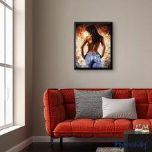Charger l'image dans la galerie, peinture par numéros | En Jeans de Dos | complexe, france, nu, romantique | FiguredArt