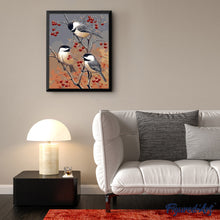 Charger l'image dans la galerie, peinture par numéros | Oiseaux et Arbre Fruitier | animaux, facile, france, oiseaux | FiguredArt