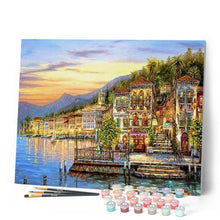 Charger l'image dans la galerie, peinture par numéros | Lacs italiens | complexe, paysages | FiguredArt