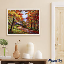Charger l'image dans la galerie, peinture par numéros | Sentier d’Automne | complexe, paysages | FiguredArt