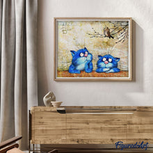 Charger l'image dans la galerie, peinture par numéros | Petits Chats Bleus | animaux, chats, complexe | FiguredArt