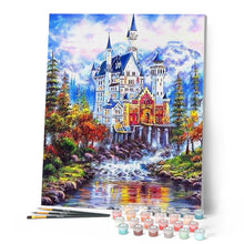 Charger l'image dans la galerie, peinture par numéros | Château féérique | complexe, paysages | FiguredArt