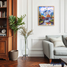 Charger l'image dans la galerie, peinture par numéros | Château féérique | complexe, paysages | FiguredArt