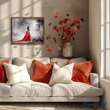 Charger l'image dans la galerie, peinture par numéros | Romance Femme et Loup | animaux, intermédiaire, loups, romantique | FiguredArt