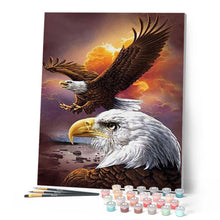 Charger l'image dans la galerie, peinture par numéros | L’Aigle Américain | aigles, animaux, intermédiaire, oiseaux | FiguredArt